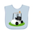 thumbnail image 1 of Inktastic Golf Cart Golfing Boys or Girls Baby Bib, 1 of 4