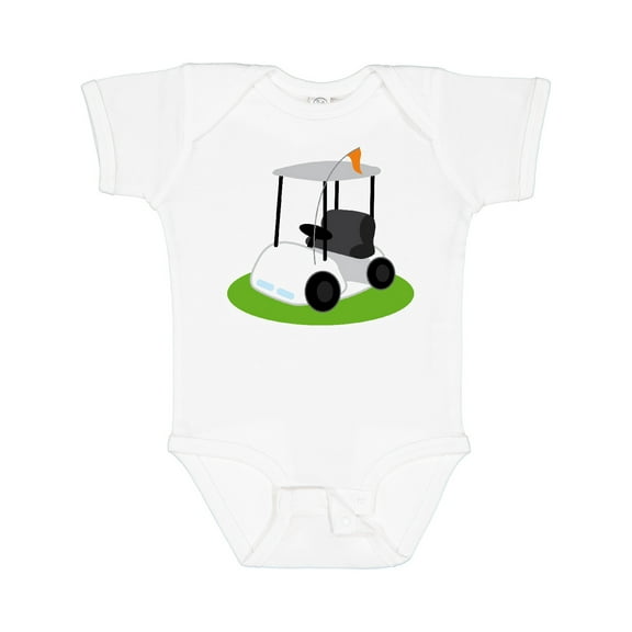 Inktastic Golf Cart Golfing Boys or Girls Baby Bodysuit
