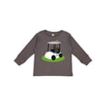 thumbnail image 1 of Inktastic Golf Cart Golfing Boys or Girls Long Sleeve Toddler T-Shirt, 1 of 5