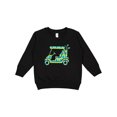 thumbnail image 1 of Inktastic Golf Cart with Argyle Pattern Toddler Sweatshirt, 1 of 4