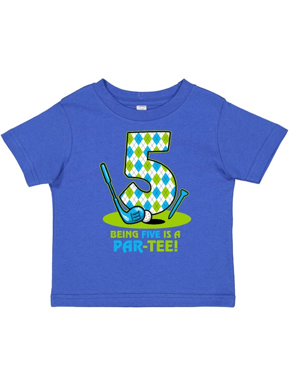 Golf Par-tee 5th Birthday Boys Toddler T-Shirt