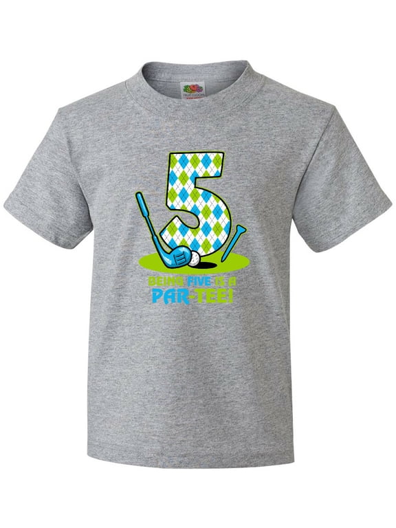 Golf Par-Tee 5th Birthday Youth T-Shirt