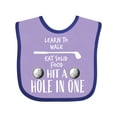 thumbnail image 1 of Inktastic Golf To-do List Future Golfer Boys or Girls Baby Bib, 1 of 4