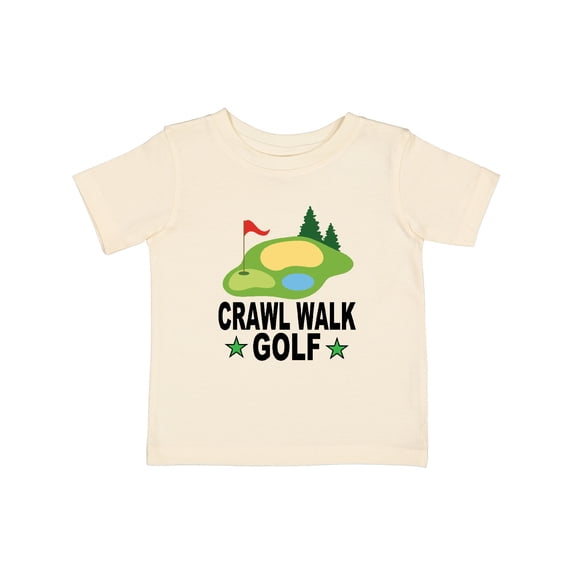Inktastic Golfing Crawl Walk Golf Boys or Girls Baby T-Shirt