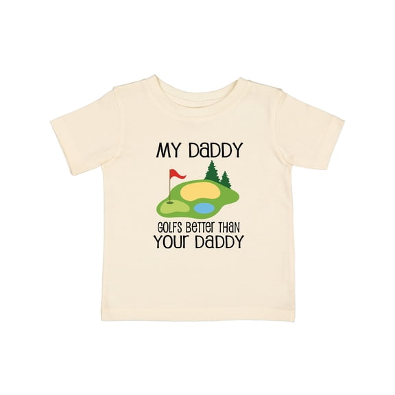 Inktastic Golfing Dad Better Than Your Daddy Boys or Girls Baby T-Shirt