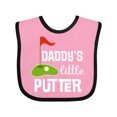 thumbnail image 1 of Inktastic Golfing Daddys Little Putter Boys or Girls Baby Bib, 1 of 4