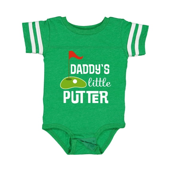 Inktastic Golfing Daddys Little Putter Boys or Girls Baby Bodysuit