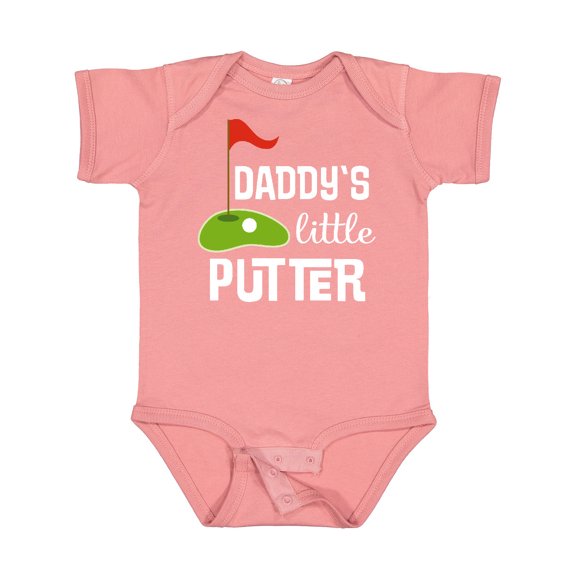 Inktastic Golfing Daddys Little Putter Boys or Girls Baby Bodysuit