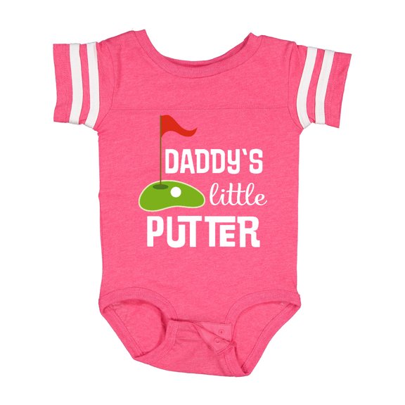 Inktastic Golfing Daddys Little Putter Boys or Girls Baby Bodysuit