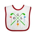 thumbnail image 1 of Inktastic Golfing Gifts for Kids Golf Boys or Girls Baby Bib, 1 of 4