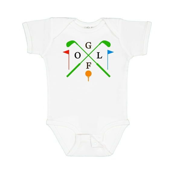 Inktastic Golfing Gifts for Kids Golf Boys or Girls Baby Bodysuit