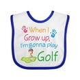 thumbnail image 1 of Inktastic Golfing Girls Future Golfer Girls Baby Bib, 1 of 4