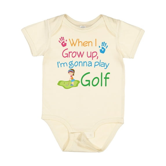 Inktastic Golfing Girls Future Golfer Girls Baby Bodysuit