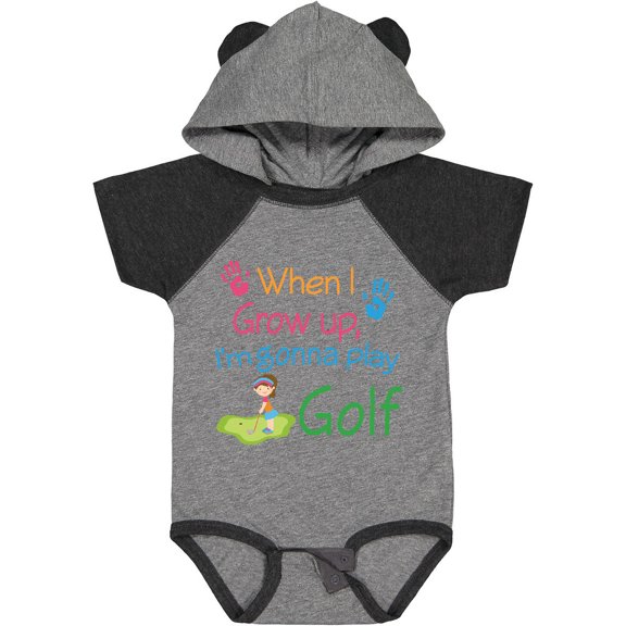 Inktastic Golfing Girls Future Golfer Girls Baby Bodysuit