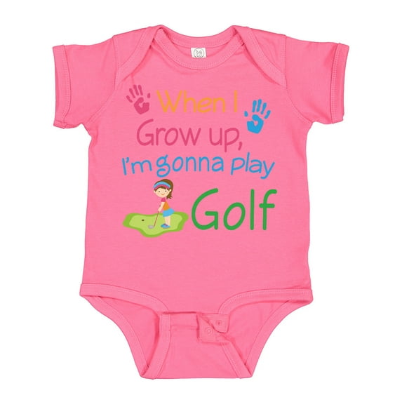 Inktastic Golfing Girls Future Golfer Girls Baby Bodysuit