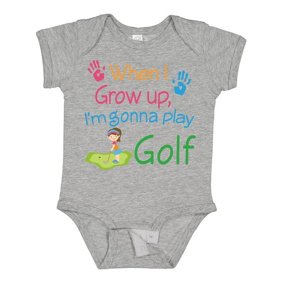 Inktastic Golfing Girls Future Golfer Girls Baby Bodysuit
