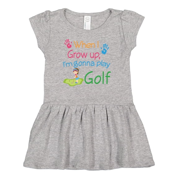 Inktastic Golfing Girls Future Golfer Girls Baby Dress