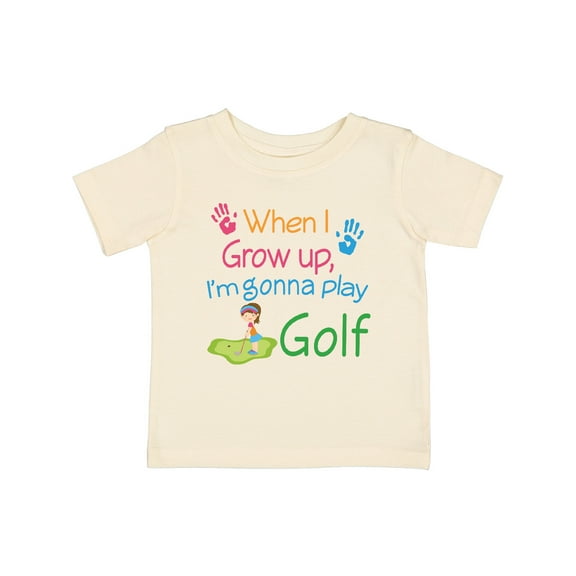 Inktastic Golfing Girls Future Golfer Girls Baby T-Shirt
