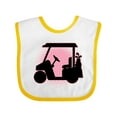 thumbnail image 1 of Inktastic Golfing Girls Golf Cart Girls Baby Bib, 1 of 4