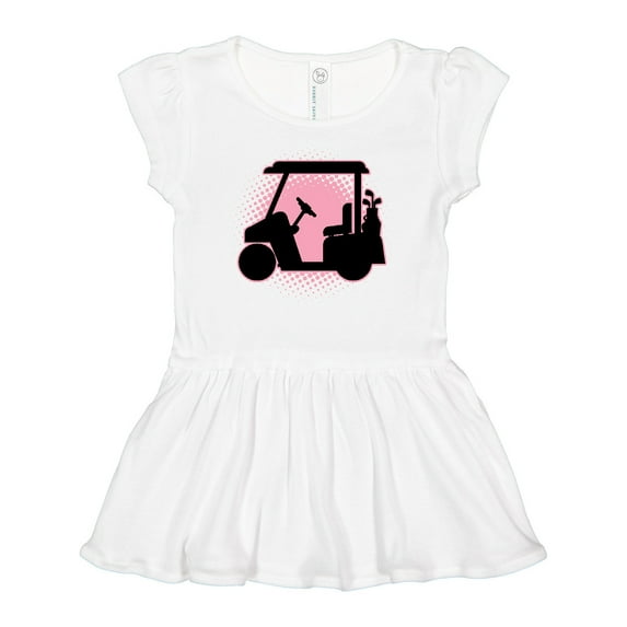 Inktastic Golfing Girls Golf Cart Girls Baby Dress