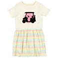 thumbnail image 1 of Inktastic Golfing Girls Golf Cart Girls Toddler Dress, 1 of 5