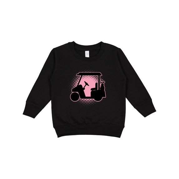 Inktastic Golfing Girls Golf Cart Toddler Sweatshirt