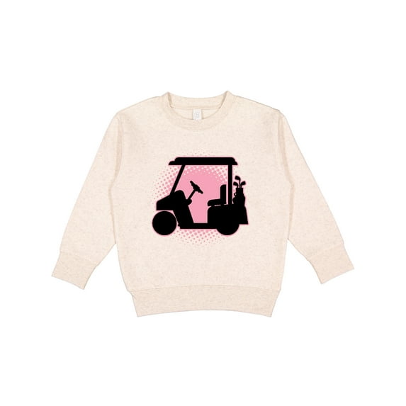 Inktastic Golfing Girls Golf Cart Toddler Sweatshirt