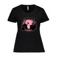 thumbnail image 1 of Inktastic Golfing Girls Golf Cart Women's Plus Size T-Shirt, 1 of 5