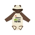 thumbnail image 1 of Inktastic Golfing Grandpa Little Putter Boys or Girls Long Sleeve Baby Bodysuit, 1 of 5