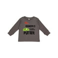 thumbnail image 1 of Inktastic Golfing Grandpa Little Putter Boys or Girls Long Sleeve Toddler T-Shirt, 1 of 5
