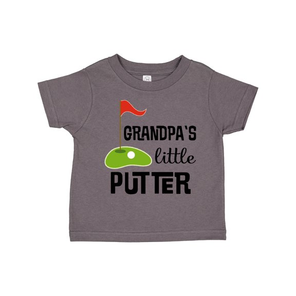 Inktastic Golfing Grandpa Little Putter Boys or Girls Toddler T-Shirt