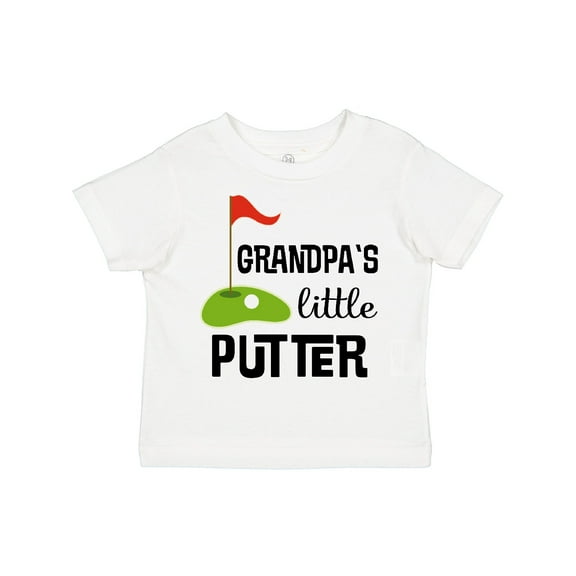 Inktastic Golfing Grandpa Little Putter Boys or Girls Toddler T-Shirt