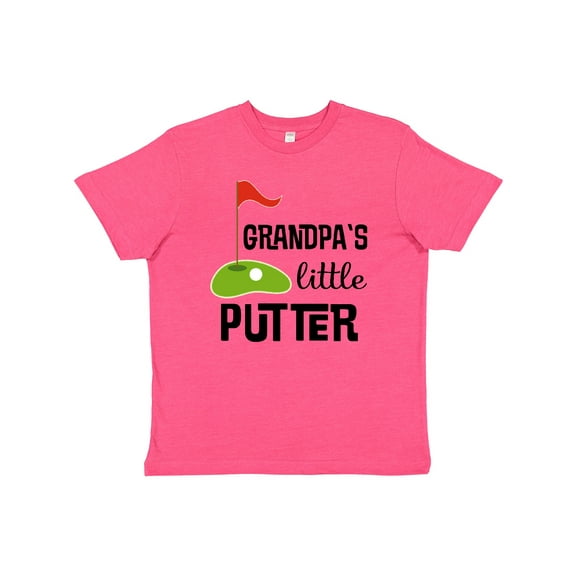 Inktastic Golfing Grandpa Little Putter Youth T-Shirt