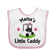 thumbnail image 1 of Inktastic Golfing Mamas Little Caddy Grandkids Golf Girls Baby Bib, 1 of 4