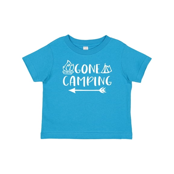 Inktastic Gone Camping Boys or Girls Baby T-Shirt