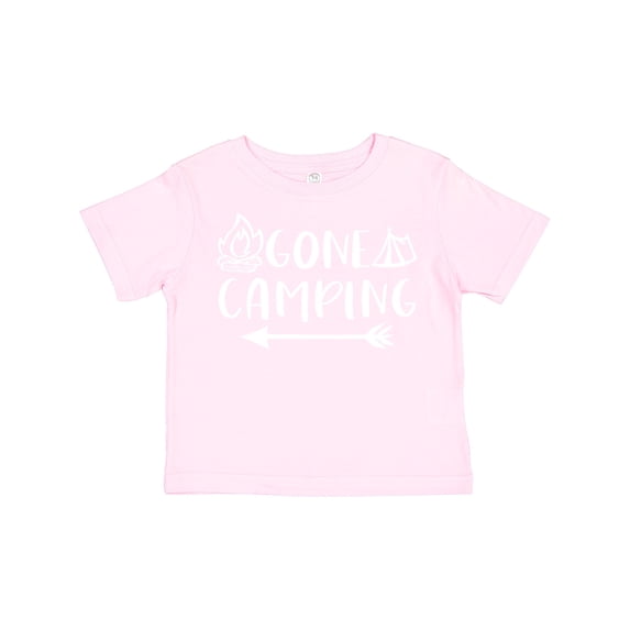 Inktastic Gone Camping Boys or Girls Toddler T-Shirt