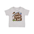 thumbnail image 1 of Inktastic Gone Fishing with My Dad Boys or Girls Baby T-Shirt, 1 of 5