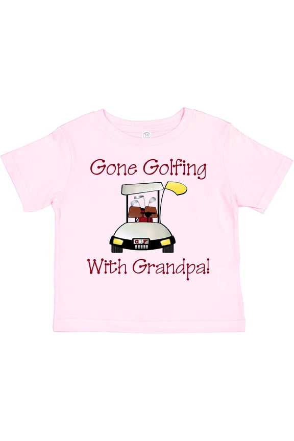 Gone Golfing with Grandpa Boys Toddler T-Shirt