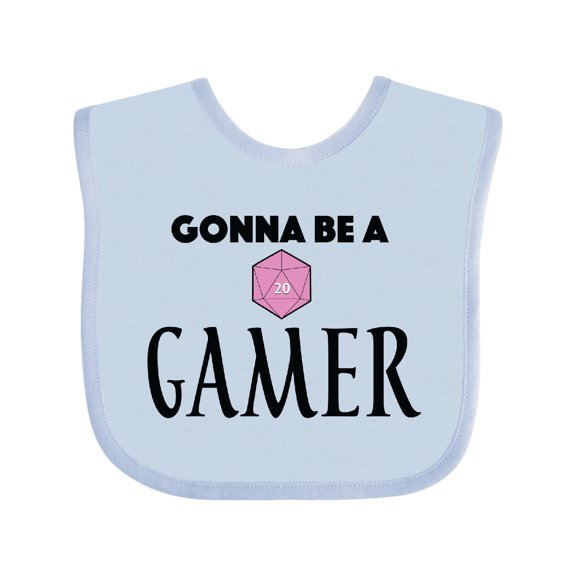 Inktastic Gonna Be a Gamer Girls Baby Bib