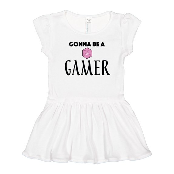 Inktastic Gonna be a Gamer Girls Toddler Dress