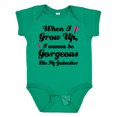 thumbnail image 1 of Inktastic Gorgeous Like My Godmother Girls Baby Bodysuit, 1 of 5