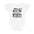 thumbnail image 1 of Inktastic Gorgeous Like My Godmother Girls Baby Bodysuit, 1 of 5