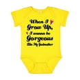 thumbnail image 1 of Inktastic Gorgeous Like My Godmother Girls Baby Bodysuit, 1 of 5