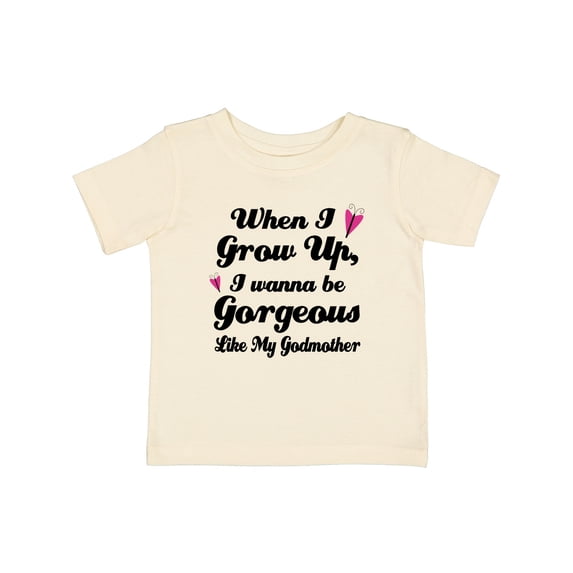Inktastic Gorgeous Like My Godmother Girls Baby T-Shirt