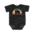 thumbnail image 1 of Inktastic Gorilla Retro Sunset Jungle Animal Boys or Girls Baby Bodysuit, 1 of 5
