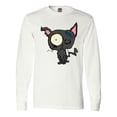 thumbnail image 1 of Inktastic Goth Animals Pets Black Cat Long Sleeve T-Shirt, 1 of 5
