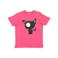 thumbnail image 1 of Inktastic Goth Animals Pets Black Cat Youth T-Shirt, 1 of 5