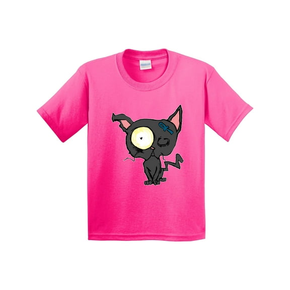 Inktastic Goth Animals Pets Black Cat Youth T-Shirt