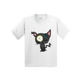 thumbnail image 1 of Inktastic Goth Animals Pets Black Cat Youth T-Shirt, 1 of 5