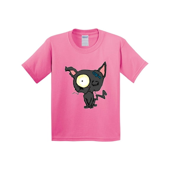 Inktastic Goth Animals Pets Black Cat Youth T-Shirt